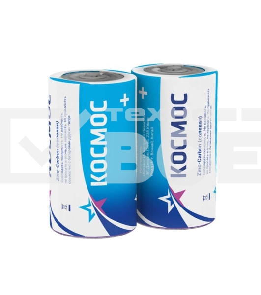 Элемент питания солевой C/R14 (уп.2шт) КОСМОС KOCR14