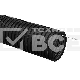 Труба гофр. Iek CTG20-25-K02-025-1 ПНД d 25 с зондом (25 м) черный