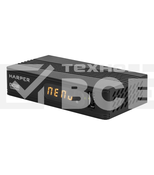Ресивер DVB-T2 Harper HDT2-1514,черный