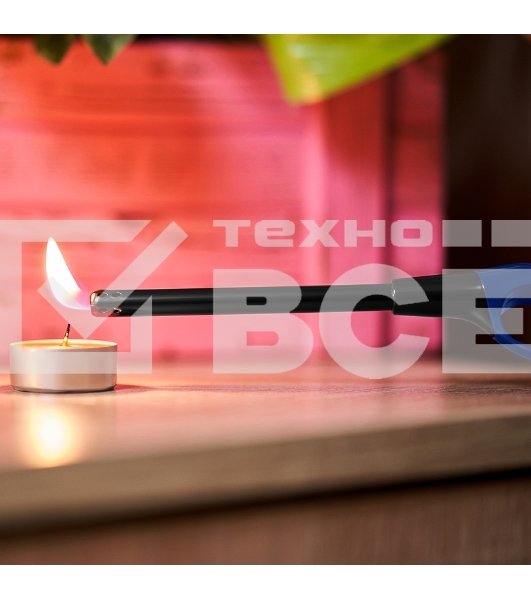 Бытовая газовая пьезозажигалка с классическим пламенем, многоразовая (1 шт.) синяя СК-302L Сокол
