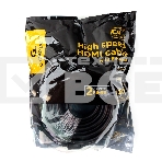 Кабель HDMI Cablexpert CCF2-HDMI4-20M, 19M/19M, v2.0, медь, позол.разъемы, экран, 2 фер.кольца, 20м, черный, пакет, фото4