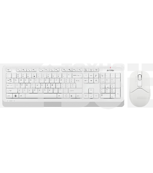 Клавиатура + мышь A4Tech Fstyler FG1012 клав:белый мышь:белый USB беспроводная Multimedia