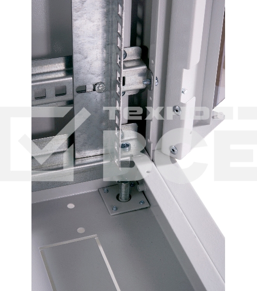 Шкаф телекоммуникационный напольный ЭКОНОМ 18U (600 × 800) дверь стекло, дверь металл