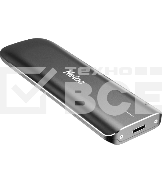 Внешний накопитель SSD Netac ZX 500GB USB 3.2 Gen 2 Type-C NT01ZX-500G-32BK