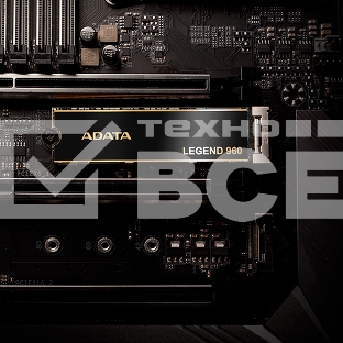 Накопитель SSD ADATA LEGEND 960, 4Tb, PCIe 4.0 x4, M.2 2280, NVMe, R/W 7400/6800, с радиатором