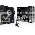 Материнская плата ASUS TUF GAMING B760M-PLUS WIFI D4, LGA 1700, Intel B760, 4xDDR4, 4xSATA, 2xM.2, 1xPCI-E 5.0 x16, 1xPCI-E 4.0 x4, 1xUSB-A 3.2 Gen 1, 4xUSB-A 3.2 Gen 2, 2xUSB 2.0, 1xUSB-C 3.2 Gen 2x2, 1x2.5Gb LAN, 5x3.5 мм, 7.1, Wi-Fi 6, Bluetooth 5.2, M, фото 1
