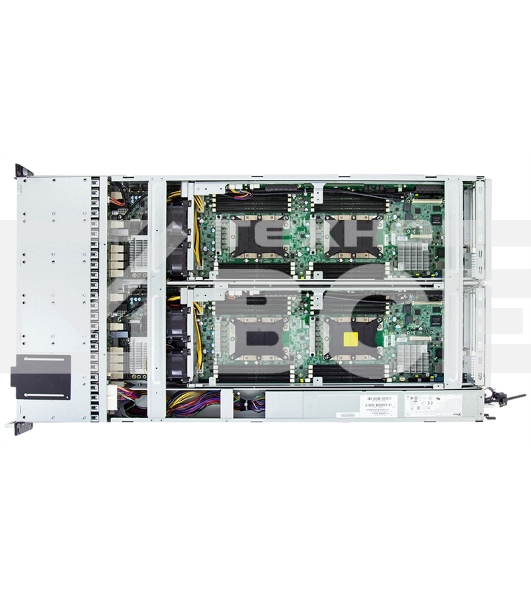Серверная платформа AIC Storage Server 2-NODE 2U noCPU(2)2nd Gen Xeon Scalable/TDP 165W/ no DIMM(16) per node/ 24x2,5''+ 2x2,5''(per node)/ 2x10GB SFP+/ 2x1GbE/ 3 x8 slots(FHHL)/2x1300W