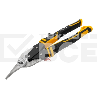 Ножницы по металлу Denzel 270 мм, прямой и левый рез,сталь-СrMo, трехкомп.рук-ки