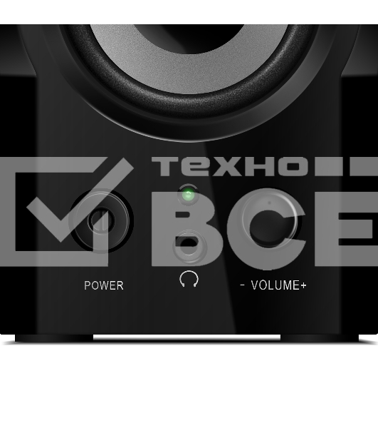 Акустическая система SVEN SPS-606, черный, акустическая система 2.0 (мощность 2x3 Вт(RMS))