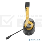 Наушники с микрофоном A4Tech Fstyler FH100U желтый/черный, фото3
