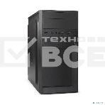 Корпус Minitower ExeGate EX291139RUS BAA-105-01 (mATX, без БП, 2*USB, аудио, черный), фото 1