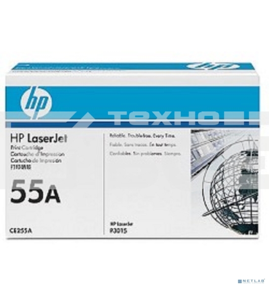 Картридж лазерный HP CE255A черный LJ P3015 (6000стр.)