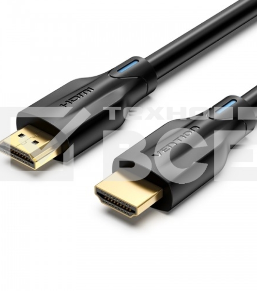 Кабель Vention HDMI 2.1 Cable 1M Black Metal Type