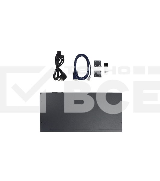Коммутатор ORIGO Managed L3 Switch 24x1000Base-T PoE, 4x10GBase-X SFP+, PoE Budget 370W, RJ45 Console, 19