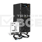 Источник бесперебойного питания On-line ExeGate PowerExpert TL-575-10kVA.192V.LCD.AVR.T.USB.RS232.SNMP <10000VA/10000W, On-Line, PF=1, LCD, клеммы, RS232, USB, SNMP-slot, встроенные батареи 12V 7.2Ah - 16шт, возможность подключения до 4 внешних батарейных, фото7