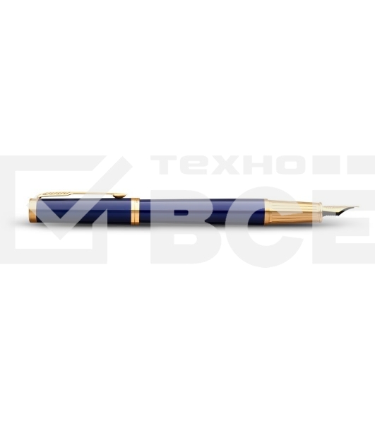 Ручка перьевая Parker Ingenuity Core F570 (2182009) Blue GT F сталь нержавеющая подар.кор.