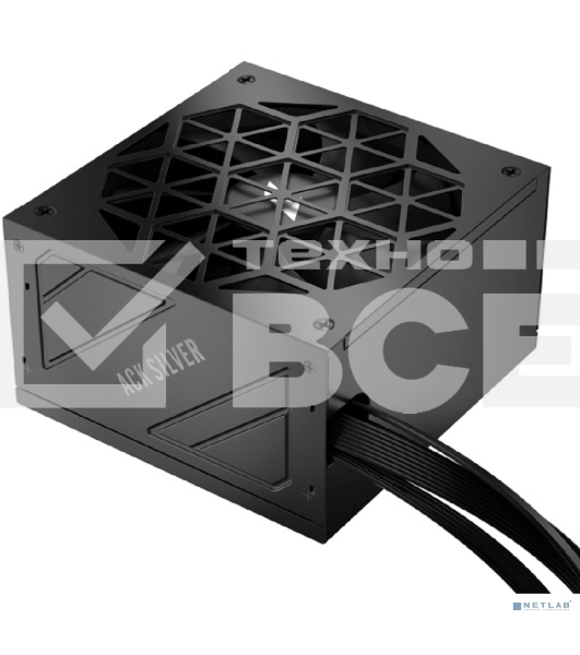 Блок питания 1STPLAYER ACK Silver HA-850BA7-BK, 850Вт, 80 PLUS Silver, 140мм, черный