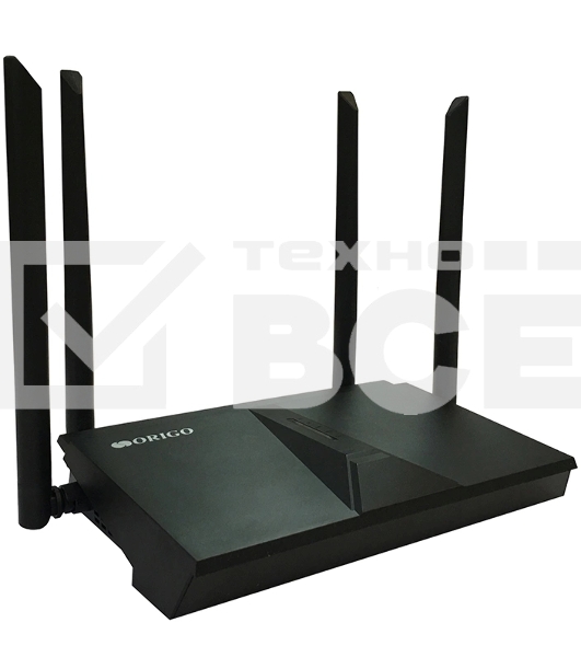 Двухдиапазонный Wi-Fi 6 маршрутизатор AX1800, 1x1000Base-T WAN, 3x1000Base-T LAN, 4 внешние антенны 5 dBi