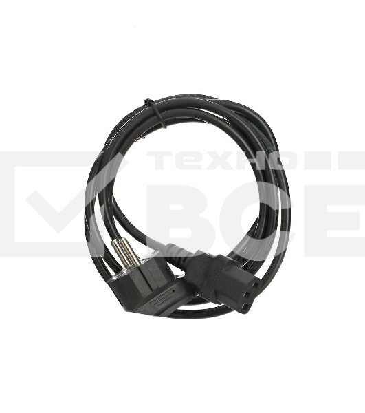 Кабель компьютер-розетка 220V (EURO) <VDE> 3G*0,5mm2 VCOM {CE021-CU} 1.8 метра