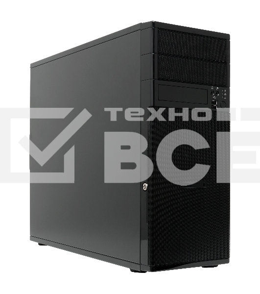 Серверный корпус 4-trays Workstation Chassis 2 x 5.25' drive bays 4 x 3.5' swappable HDD trays; 4-port 6 Gbps SAS/SATA to SATA HDD; no PSU onboard (AC-PS7500 optional)