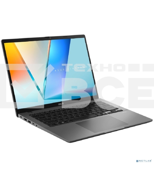 Ноутбук Asus VivoBook S14 S3407CA-LY097/14'/IPS/Intel Core Ultra 5 225H/16Gb/512Gb SSD/Intel Arc/без ОС/серый/1.4kg