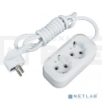 Удлинитель EKF UBA16-310-2-03 'Эксперт' 2 гнезда 3 метра 16А/3,5 кВт с заземлением ПВС 3х1 EKF PROxima, фото 1