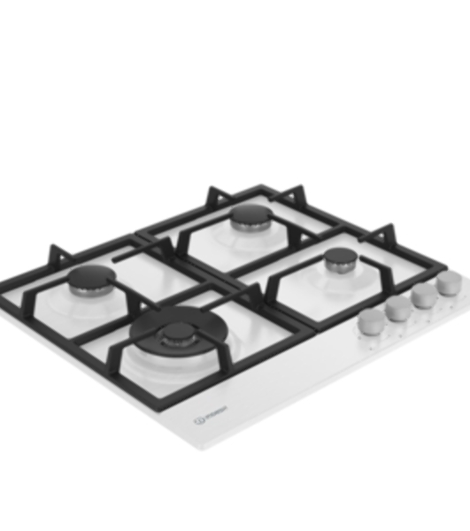 Газовая варочная панель Indesit THPM 642 WS/WH/I, независимая, белый