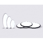 Потолочный светодиодный светильник Ambrella light FZ1234 BK черный IP44 42W 6400К D370*55 (Без ПДУ), фото 1