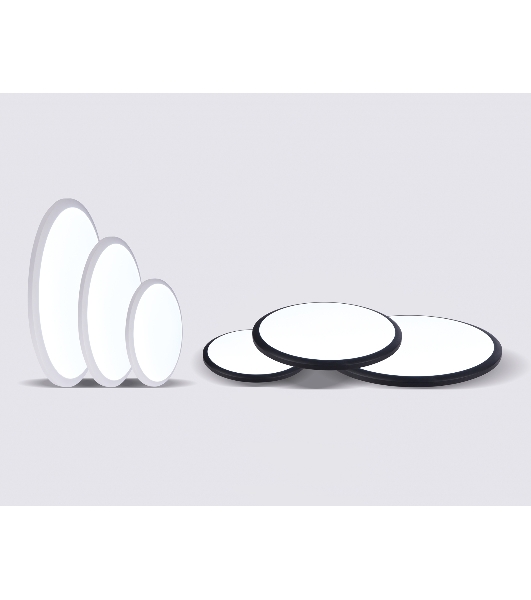 Потолочный светодиодный светильник Ambrella light FZ1234 BK черный IP44 42W 6400К D370*55 (Без ПДУ)