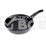 НЕВА МЕТАЛЛ ПОСУДА 9124 д.24(Диаметр 24 см. 4-х слойное антипригарное покрытие ТИТАН пк равномерно нагревается за счет особой конструкции корпуса по принципу 'золотого сечения', толстого дна (6-8 мм) и чуть более тонких стенок (4-4,5 мм).), фото2