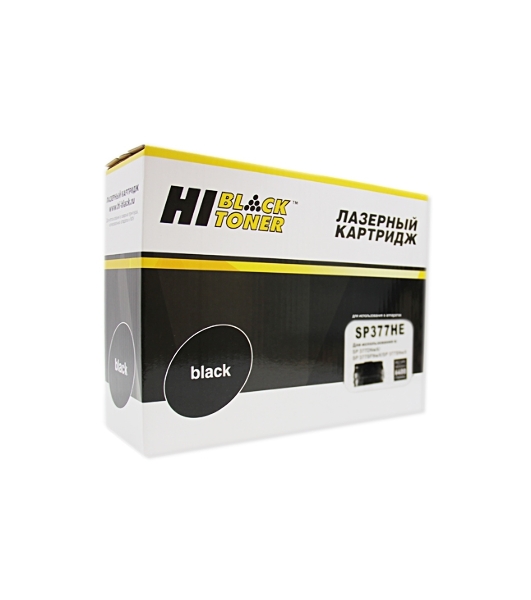 Картридж Hi-Black (HB-SP377HE) для Ricoh Aficio SP377DNwX/SP377SFNwX/SP377SNwX, 6,4K