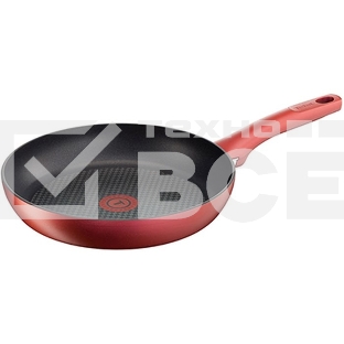 Сковорода Tefal Character C6828375 круглая ручка несъемная (без крышки) красный (2100095439)