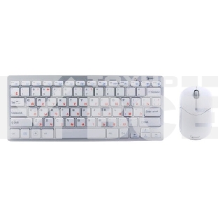 Клавиатура+мышь Gembird KBS-7001-RU {Wireless, ноутбучн. механизм клавиш 2.4ГГц/10м, мини-приемник- USB}