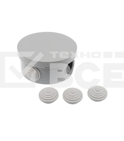 Коробка распаячная ОУ, D 85х40мм, IP54 (УПр 85/40.1.3) Rexant