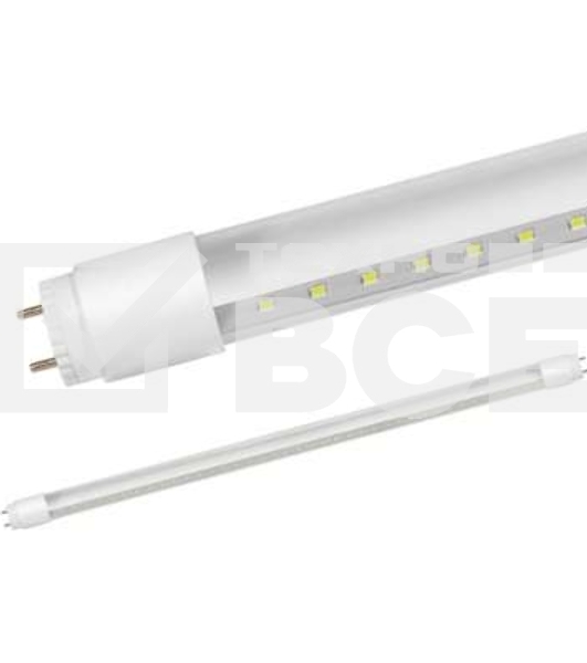 Лампа светодиодная LED-T8R-П-PRO 10Вт 230В G13R 6500К 800Лм 600мм прозр. поворотная IN HOME 4690612030944