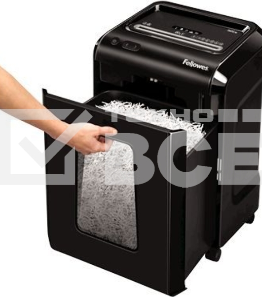 Шредер Fellowes Powershred 92Cs FS-1719301 {P-4, 4х38мм, 18лст., 25лтр., уничтожает: скобы, карты, скрепки, CD}