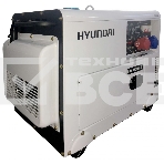 Электрогенератор дизельный Hyundai DHY 8500SE-T, 7.2 кВт, 72 дБ, 169 кг, фото6