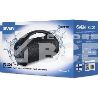 Колонка портативная Sven АС PS-370 черный 40W 2.0 BT