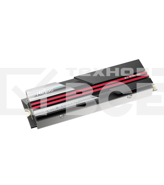 Накопитель SSD Netac NV7000, 2Tb, M.2 2280, PCIe 4.0 x4, NVMe, R/W 7200/6800, с радиатором