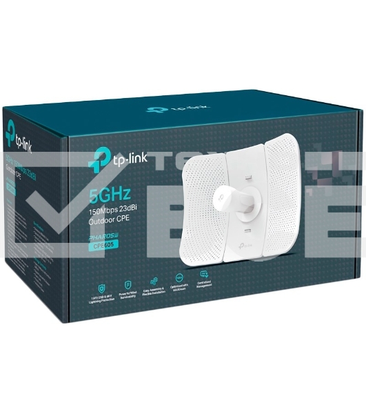 Наружная точка доступа Wi Fi SMB TP-Link CPE605 5 ГГц 150 Мбит/с 23 дБи