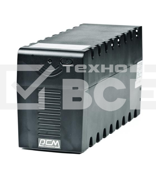 Источник бесперебойного питания Powercom Raptor RPT-1000A 600Вт 1000ВА черный