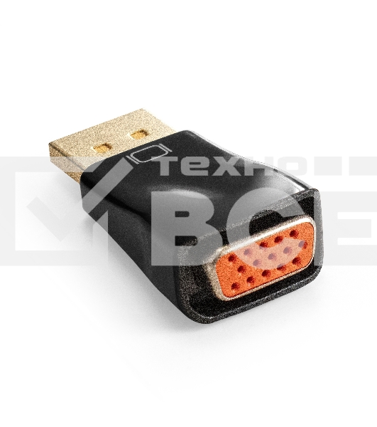 Переходник DisplayPort-VGA ExeGate EX-DPM-VGAF (20M/15F)