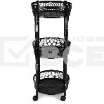 Этажерка Domfy DHC-FC30862 34.2x34.2x83.6 см, d=34.2 см черный, фото10