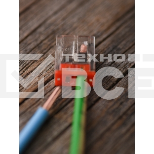 Клемма строительно-монтажная СМК 2273-242 PROxima с пастой 2 отверстия 0.5-2.5мм.кв. (100шт)