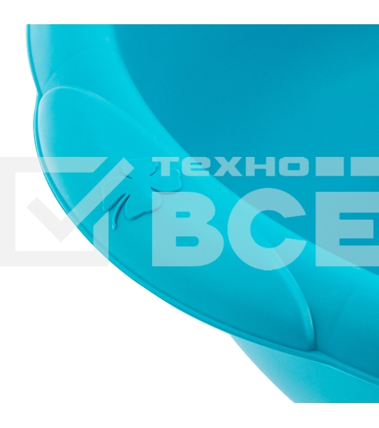 Таз пластмассовый круглый 18 л, бирюзовый, HomePalisad