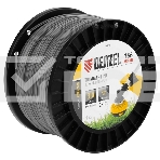 Леска для триммера двухкомпонентная звезда, 3,0мм х 166м, на DIN катушке EXTRA CORD Denzel, фото2