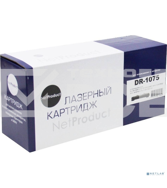 Драм-юнит NetProduct DR-1075 для Brother HL-1010R/1112R/DCP-1510R/1512R/MFC-1810R (NetProduct) NEW DR-1075, 10К