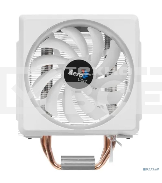 Кулер для процессора AeroCool / Formula Cylon 4F белый, 120 мм, алюминий/медь, 1800 об/мин, 26 дБ, 4 pin, 145 Вт, 160 мм