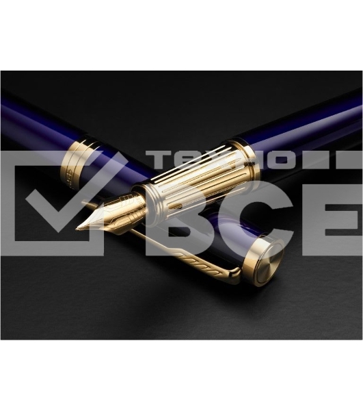 Ручка перьевая Parker Ingenuity Core F570 (2182009) Blue GT F сталь нержавеющая подар.кор.