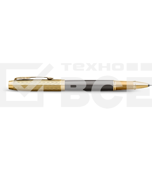Ручка роллер Parker IM Premium Pioneers T329 (2200955) Arrow Grey GT F черн. черн. подар.кор.